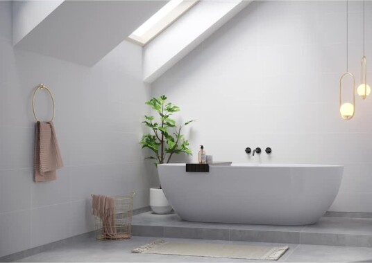 Baderomspanel Fibo 1091 TM6030 Rhodos White