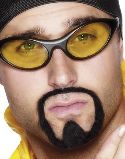 Smiffys 90s Rapper Solbriller med Gult Glass Smiffys 90s Rapper Solbriller med Gult Glass
