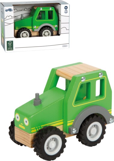 Small Foot Wooden Tractor Green Small Foot Wooden Tractor Green