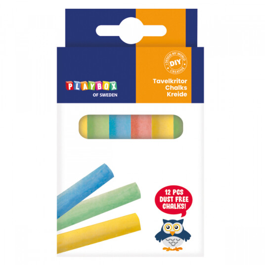 Playbox Tavlekritt 12-pack Playbox Tavlekritt 12-pack