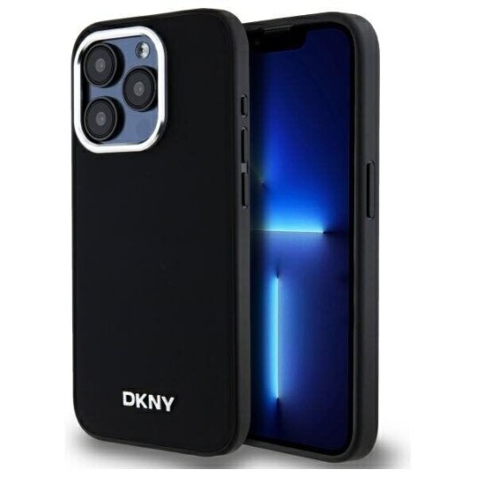 Dkny Dkny Dkhmp15lpscmclk Iphone 15 Pro 6.1" Czarny/Black Hardcase Plain Logo Magsafe