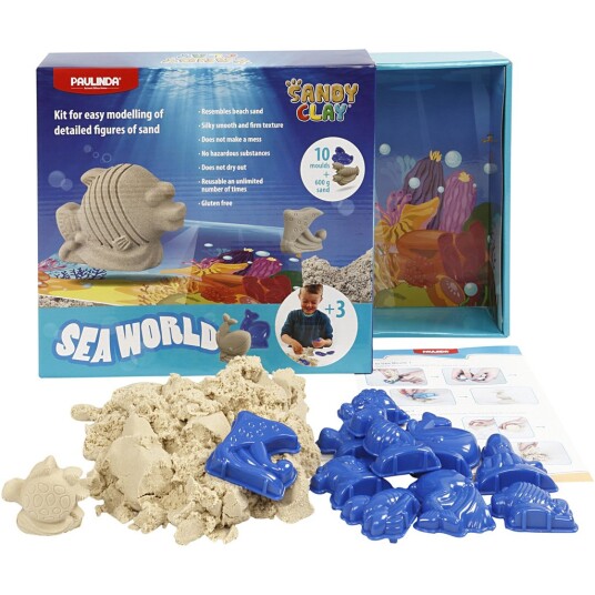 Sandy Clay Modelleringssand Under havet 600 gr.