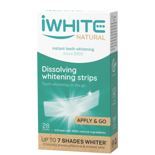 iWhite Natural Teeth Whitening Strips x28 0.9g iWhite Natural Teeth Whitening Strips x28 0.9g