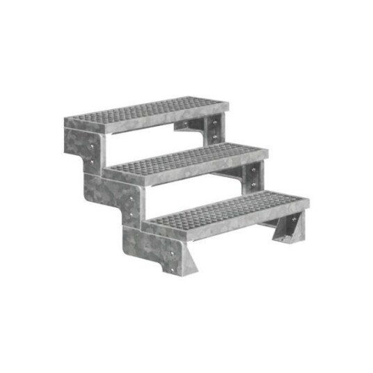 Dolle Gardentop Terrassetrapp M/gitterrist Dolle Gardentop Terrassetrapp M/gitterrist
