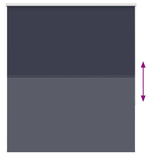  Rullegardin lystette 130x150 cm stoff bredde 126,6 polyester
