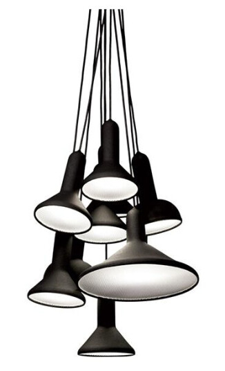 Established & Sons Torch S10 Taklampe Sort M. Sort Ledning - 10 Stykk Established & Sons Torch S10 Taklampe Sort M. Sort Ledning - 10 Stykk