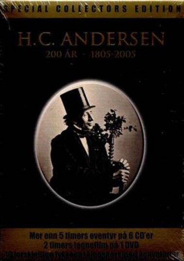H.C. Andersen 200 År 1805 2005 6CD+DVD+Postkort Lydbøker og DVD H.C. Andersen 200 År 1805 2005 6CD+DVD+Postkort Lydbøker og DVD