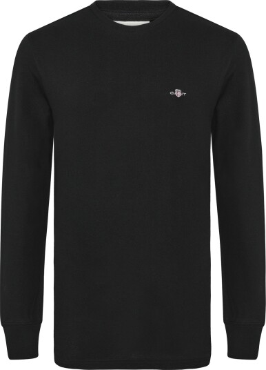 Gant Slim Pique Ls T Shirt Black XXL