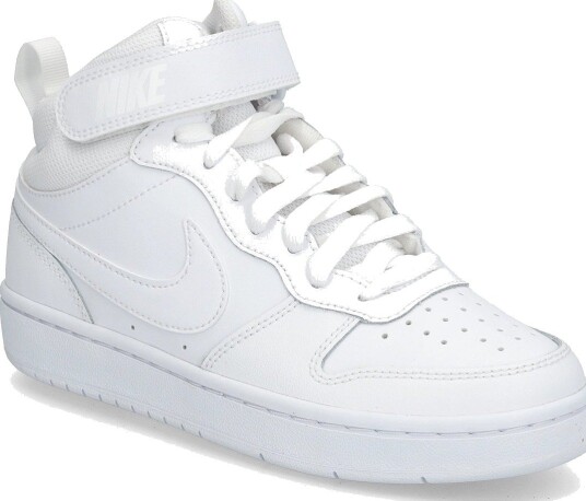 Nike Court Borough Mid 2 (Gs)   WHITE/WHITE WHITE   40