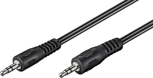 Premiumcord Jack 3.5Mm M/M 3M 3.5Mm Hankjønn 3.5Mm Hankjønn 3 M Sort