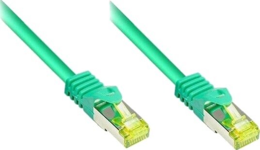 Good Connections Patch-Kabel Rj-45 M Rj-45 M 7.5 M Sftp Pimf -Cat.7 Rohkabel HalogenfreiLsoh Mit Rastnasenschutz Grün