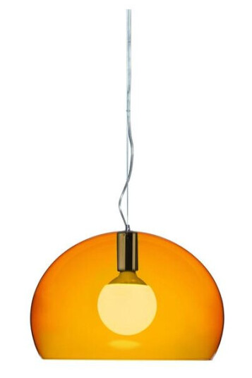 Kartell FL/Y Taklampe Oransje Liten