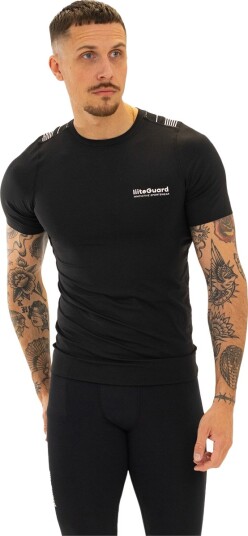 liiteGuard Spine-Tech Langermet Baselayer Trenings T-skjorte Herre Svart S liiteGuard Spine-Tech Langermet Baselayer Trenings T-skjorte Herre Svart S