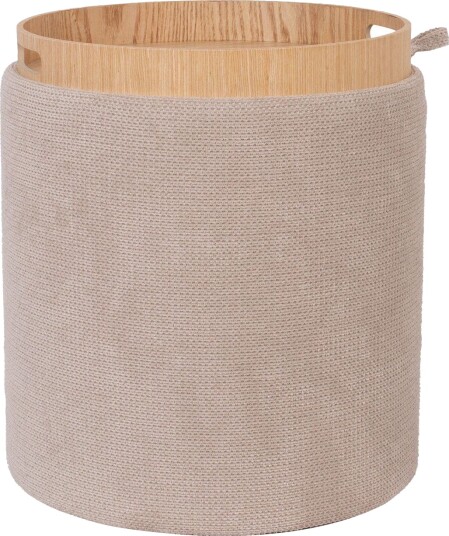 Ottoman/Table HOME4YOU Beige