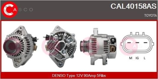 Dynamo CASCO CAL40158AS Dynamo CASCO CAL40158AS