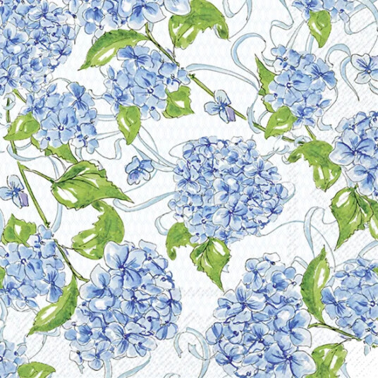 Hydrangea Allover lunsj servietter
