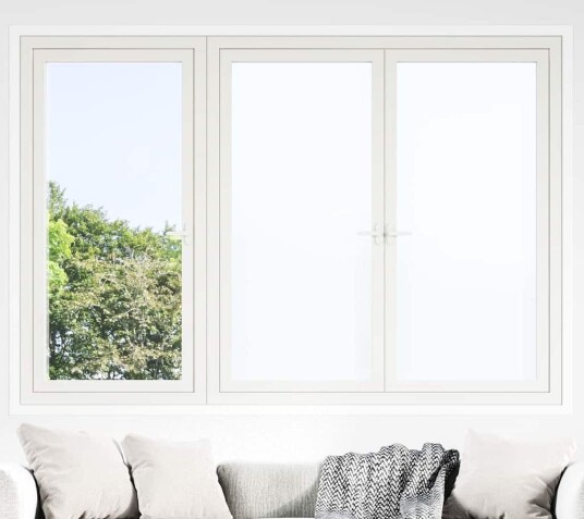 Statisk Vindusfilm Frostet hvit 45 x 500 cm PVC Statisk Vindusfilm Frostet hvit 45 x 500 cm PVC