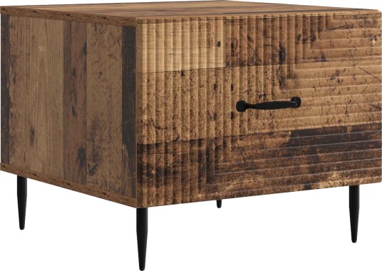 Kaffebord med skuff Gammelt tre 49 x 50 x 40 cm Konstruert tre