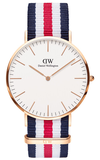 Daniel Wellington DW Klokke Classic Canterbury 40mm Roségull