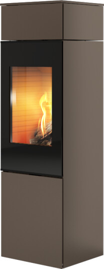 Rais Nexo 140 mocca gasspeis med glassdør Rais Nexo 140 mocca gasspeis med glassdør