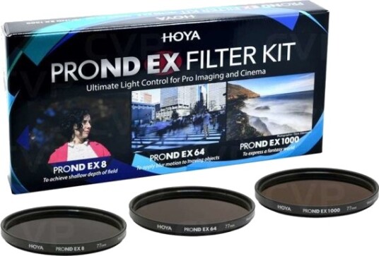Hoya Pro Nd Ex Filter Kit, 72 Mm, Nøytral Tetthet, Ingen Belegg, 3 Stykker Hoya Pro Nd Ex Filter Kit, 72 Mm, Nøytral Tetthet, Ingen Belegg, 3 Stykker