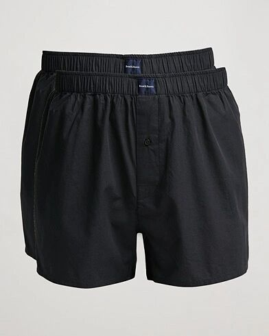 Bread & Boxers 2-Pack Boxer Shorts Dark Navy Bread & Boxers 2-Pack Boxer Shorts Dark Navy