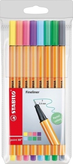 Stabilo Fineliner Punkt 8 Pastellfarger