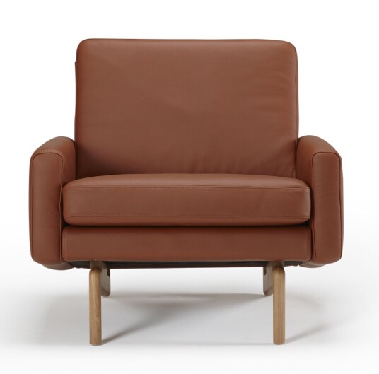 Kragelund Furniture Kragelund Egsmark lenestol, Cognac Lær Unoliving