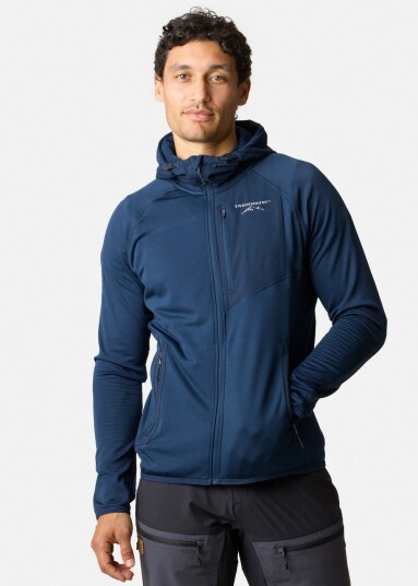 Swedemount Lofoten Tech Fleece Zip Hood Navy S Fleecetrøyer