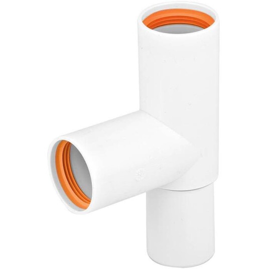 Faluplast 2316142 T rør 40 mm 90° Innendørsavløp