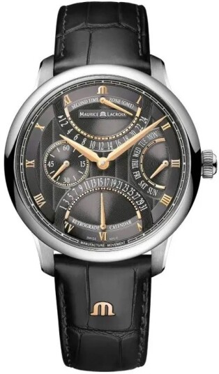 Maurice Lacroix Herreklokke MP6538 SS001 310 1 Masterpiece Sort/Lær Maurice Lacroix Herreklokke MP6538 SS001 310 1 Masterpiece Sort/Lær
