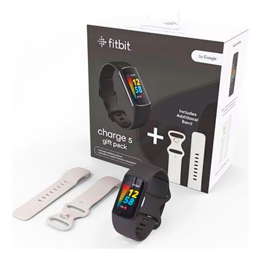 Fitbit Charge 5 Svart Gavesett Fitbit Charge 5 Svart Gavesett