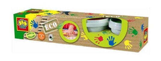 SES Creative Fingermaling Eco 4 farger