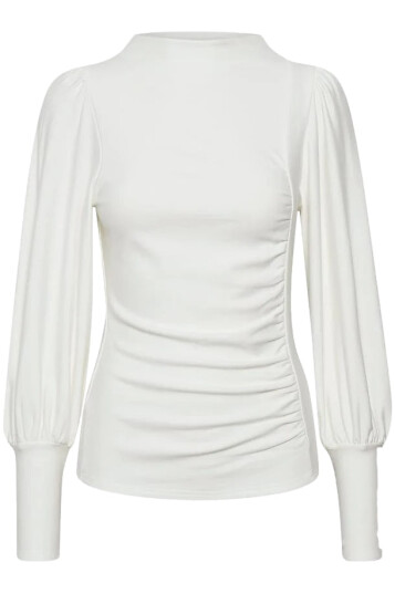 Gestuz Rifagz Puff Blouse Genser Off-White female S