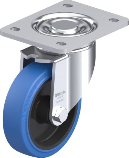 Blickle 674358 Lh-Poev 125R-3-Sb Hjul, Hjuldiameter 125 Mm, Bæreevne Maks. 250 Kg, 1 Stk