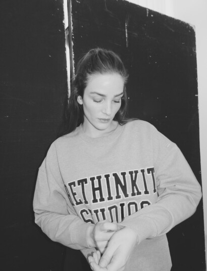 Rethinkit Studios Sweat Shirt Logo - Grey - S