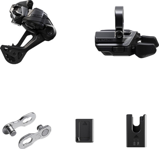 Shimano Deore Di2 M6250 elektronisk oppgraderingskit SGS og trigger med klampe 12 speed Shimano Deore Di2 M6250 elektronisk oppgraderingskit SGS og trigger med klampe 12 speed