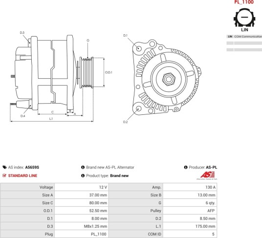 AS-PL A5659S Dynamo