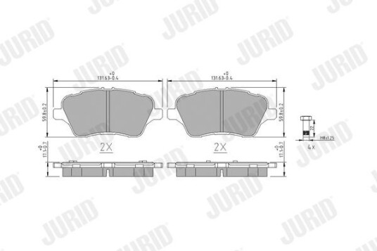 Bremseklosser JURID 573363J