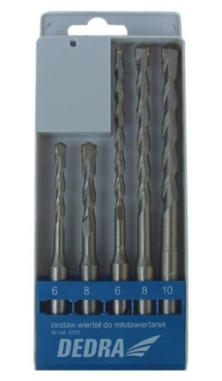 Betongbor Dedra SDS + 10 6 8mm sett (0703)