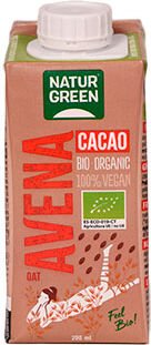 NaturGreen Cacao havredrikk m. kalsium Økologisk 200 ml