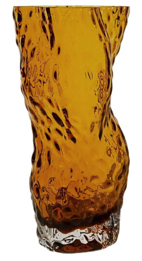 Hein Studio Ostrea Rock vase glass 30 cm Amber Hein Studio Ostrea Rock vase glass 30 cm Amber