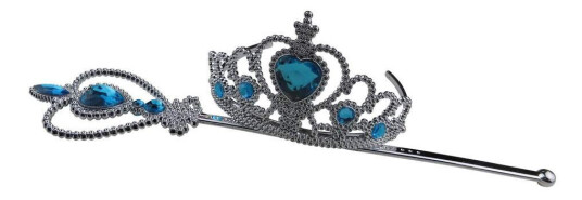 Spire med matchende tiara for Isprinsessa Spire med matchende tiara for Isprinsessa