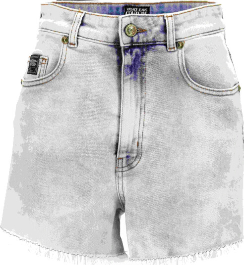 Versace Jeans Couture Dame Shorts Blå W24,