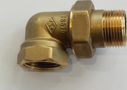 11/2" vinkelgående radiatorkobling