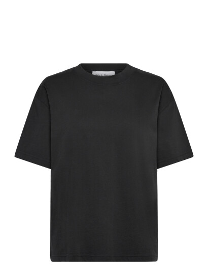 Organic Basics True Boxy Tee   Black   L
