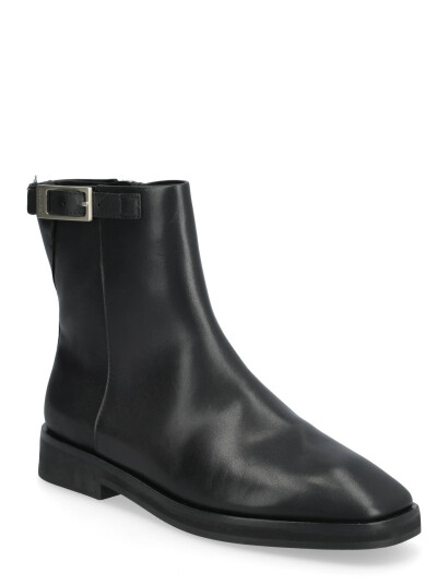 Calvin Klein Formal Ankle Boot W/ Buckle - Black - 38