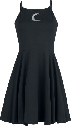 Heartless Goth Kort kjole Zaylee Dress XS til XL Damer svart