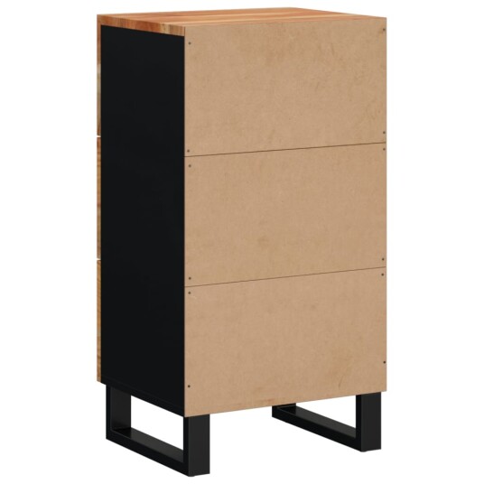 vidaXL Skjenk med 3 skuffer 40x33,5x75 cm heltre akasie