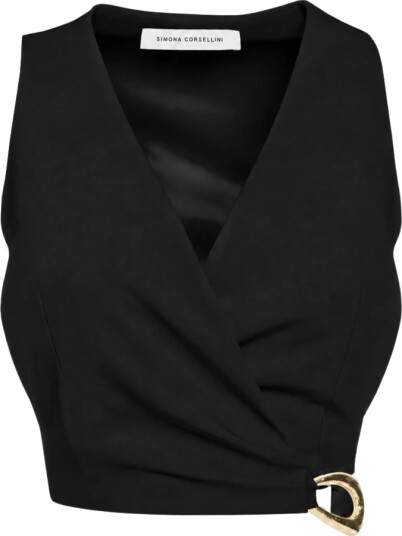 Simona Corsellini Dame Bluser & Skjorter Svart S, Simona Corsellini Dame Bluser & Skjorter Svart S,